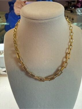 Timeless Gold Rope Necklace with Braided Design
